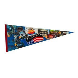 Vintage Opryland USA Amusement Park Pennant Nashville TN